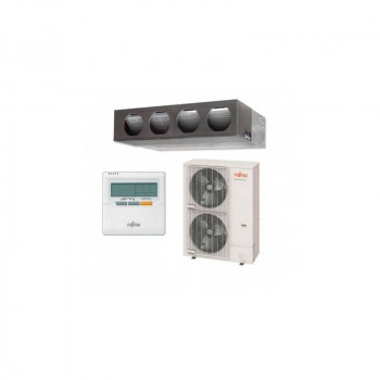 Acondicionador de aire por conductos Fujitsu ACY 125 UiA-LM, exclusiva tecnología V-Pam, nivel sonoro a partir de 25 dBA, para uso comercial y residencial