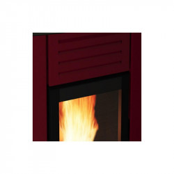 Pellet thermo stove with water circuit COLA TERMO PERLA 12.5 kW, stylish and efficient heating device