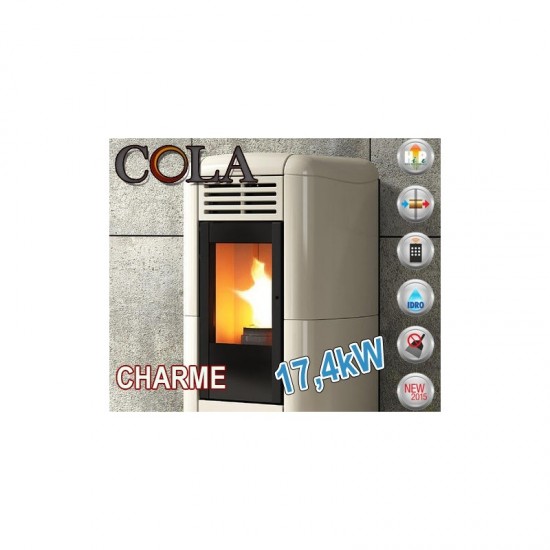 Termoestufas de pellet COLA CHARME 17,4 kW