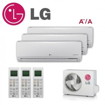  LG 3X1 PC09SQ + PC09SQ + PC18SQ + MU4R25 CONEXÃO CONFORTO WIFI
