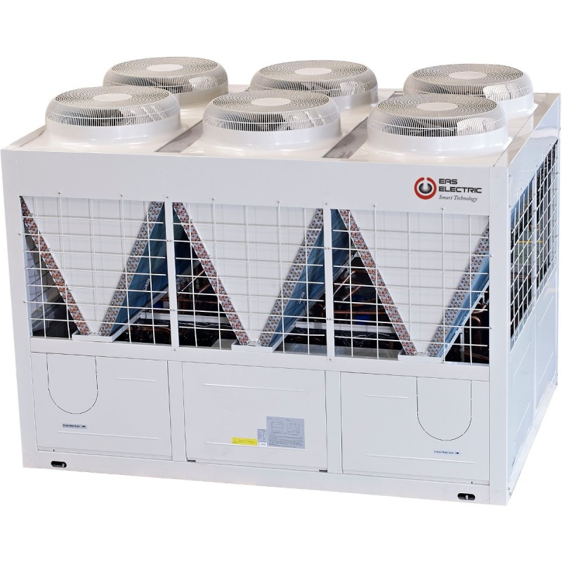 Zamów Modułowy agregat chłodniczy EAS ECH-200W, wyposażony w wymiennik ciepła w kształcie litery V, o mocy od 30 kW do 250 kW. po cenach fabrycznych
