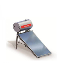 Thermosiphon solar system Chromagen TSA 100 for hot water heating, robust construction, double shell heat exchanger, working pressure up to 3 bar