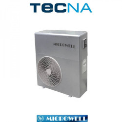Basenowa pompa ciepła Microwell HP-1200 OMEGA, tytanowy wodny wymiennik ciepła, R410A, automatyczny system odszraniania