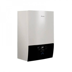 Daikin D2CND28SET gas boiler, wall-mounted, heating capacity 28 kW, Daikin design and technology, high-efficiency pump with frequency control