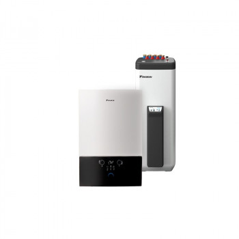 Настінний газоконденсатний котел з технологією Daikin D2TND24SET, теплова потужність 24 кВт, виготовлений з чавуну Al-Si-Mg