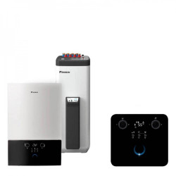 Daikin D2TND28SET gas condensing boiler, 28 kW capacity, innovative heat exchanger, built-in sensor for monitoring the current state of the boiler