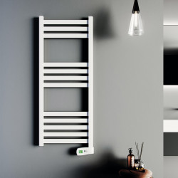 Electric towel dryer Rointe Kyros White, control via easy-to-use TFT screen, warranty: 2 years, elegant and functional design