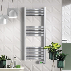 Electric towel dryer Rointe Kyros Chrome, control via easy-to-use TFT screen, energy efficiency and comfort