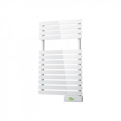 Rointe towel warmer D series, white, TFT screen 1.77" with customizable background color via app, Boost function