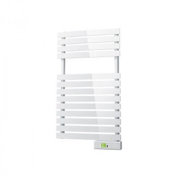 Rointe handdoekhouder D-serie, wit, TFT-scherm 1,77" met aanpasbare achtergrondkleur via app, Boost-functie