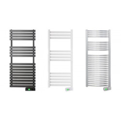 Towel dryer Rointe series D black, Wi-Fi, SMD technology, control panel with touch key, Boost function