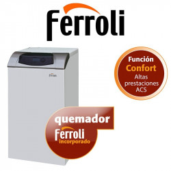 Ferroli SILENT eco 30 SI UNIT diesel boiler, 25 kW, maximum energy efficiency with savings of up to 15%, reduced CO2 and NOx emissions