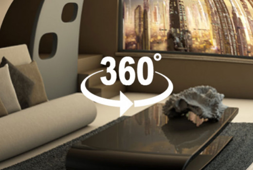 Online virtuele tours van 360 graden