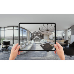 Visite virtuelle, prise de vue photo et vidéo, VR 360 View, vue de rue, système de capture universel, images interactives 3D et VR pour agences immobilières, entreprises, showrooms