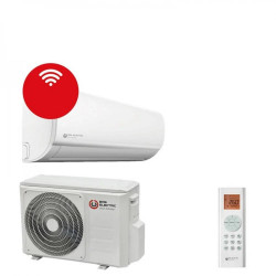 Air conditioner EAS EMX35K, indoor unit, outdoor unit, wireless control, Wi-Fi, superionizer and charcoal filter