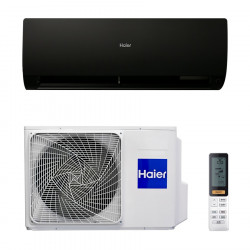 Climatiseur mural Haier Flexis 35 Black (gris anthracite), SuperQuiet, Wi-Fi, A+++, niveau sonore de seulement 16 dB