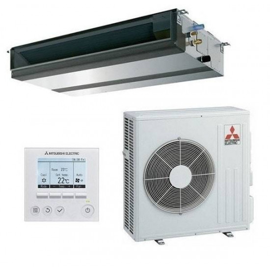 Fábrica para la producción de Conductos a Precios de Productor Pida Aire acondicionado inverter por conductos Mitsubishi Electric MGPEZ-71 VJA, para estancias de 60 a 80 m² a precios de fábrica