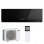 Climatiseur noir élégant Mitsubishi Electric MSZ-EF42VG, pour pièces jusqu'à 42 m², I-Save, diagnostic automatique, registre automatique, Econo Cool, contrôle PAM