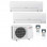 Système split 2x1 Mitsubishi Electric MXZ-2HA50VF + MSZ-HR25VF + MSZ-HR50VF, pour deux pièces jusqu'à 25 m² et jusqu'à 50 m², économie d'énergie jusqu'à 30 %