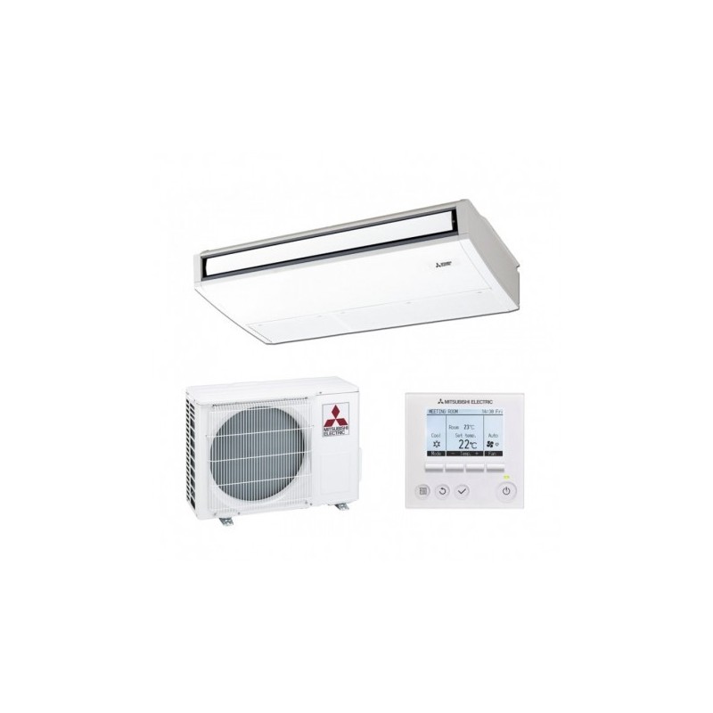 Commandez Système split sol-plafond à haut rendement Mitsubishi Electric MSPCZ-60VKA, pour pièces jusqu'à 60 m², faible niveau sonore aux prix d'usine