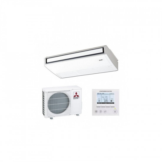 Fábrica para la producción de Aire acondicionado cassette a Precios de Productor Pida Sistema de aire acondicionado con posibilidad de instalación en suelo y techo Mitsubishi Electric MSPCZ-71VKA, para estancias de hasta 70 m² a precios de fábrica