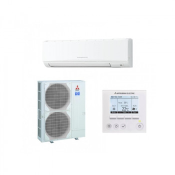 Wandairco Mitsubishi Electric MPKZ-100YKAL, geschikt voor ruimtes tot 100 m², roterend, DC-omvormer, R32, geluidsarm