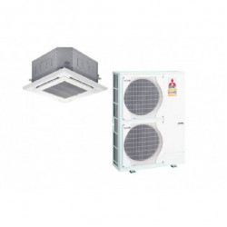 Кассетный кондиционер  Mitsubishi Electric HPLZS-125YEA(H), поддержка Wi-Fi адаптера Кассетный кондиционер  Mitsubishi Electric HPLZS-125YEA(H), поддержка Wi-Fi адаптера