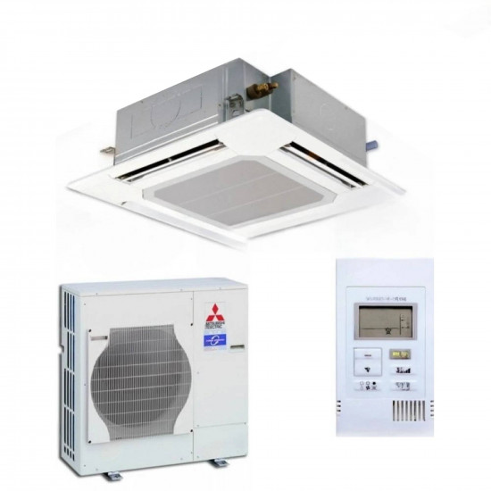 Fábrica para la producción de Aire acondicionado cassette a Precios de Productor Pida Aire acondicionado por conductos Mitsubishi Electric MSPLZ-140VEA, para grandes espacios comerciales de hasta 140 m², con control automático del ventilador a precios de fábrica