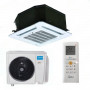 Кассетный кондиционер Midea MCAU-35(12)N8Q, для помещений площадью до 35 м², беспроводной пульт, инверторная технология, система диффузии воздуха на 360° 