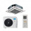 Climatiseur cassette Midea MCD-125(42)N8Q, pour pièces jusqu'à 125 m², assurant un refroidissement ou un chauffage uniforme de toute la pièce