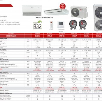 EAS Electric Suelo-Techo EFM105VK komercyjny klimatyzator od podłogi do sufitu. system split