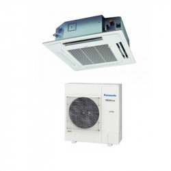 Climatiseur à cassette Panasonic KIT-100PU2Z8 3F, Econavi smart sensor, pour bureaux, restaurants, magasins et autres locaux commerciaux jusqu'à 100 m².