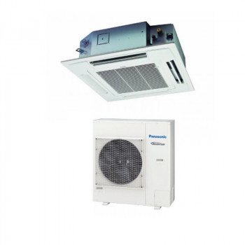 Aire acondicionado de cassette Panasonic KIT-125PU2Z8 3F, sensor Econavi, tecnología Nanoe™X, refrigerante R32, diseño compacto
