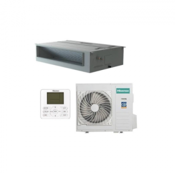 Klimatyzator kanałowy Hisense AUD140 UX6RPHH4 dla 140 m², kompaktowy rozmiar i wygodna instalacja