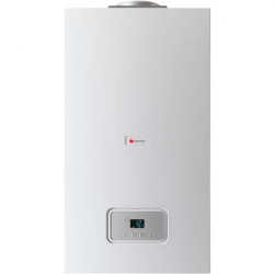 Dwuprzewodowy kocioł gazowy Saunier Duval Thelia Condens 25, odpowiedni do ogrzewania pomieszczeń o powierzchni do 180 m², moc 25 kW