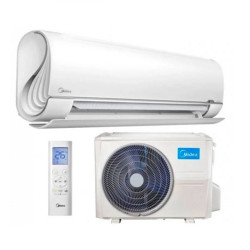 Кондиционер сплит-система Midea Breezeless 35(12)N8, для помещений площадью до 35 м², мягкое и равномерное охлаждение без сквозняка, дизайн премиум-класса Кондиционер сплит-система Midea Breezeless 35(12)N8, для помещений площадью до 35 м², мягкое и равномерное охлаждение без сквозняка, дизайн премиум-класса