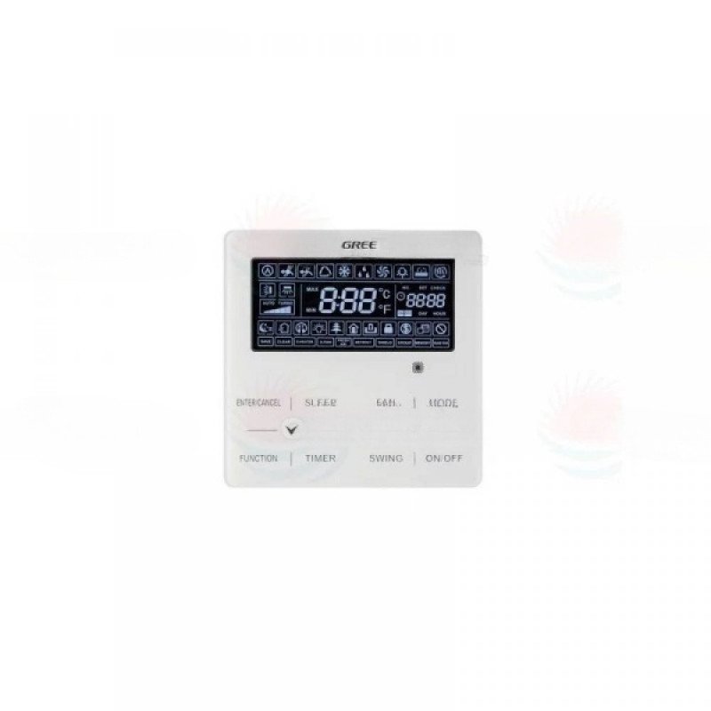 Канальный кондиционер GREE UM CDT 30 R32, подходит для помещений площадью от 70 до 100 м², уровень шума: от 30 дБ, таймер 24 часа, автоматический перезапуск, самодиагностика — фото, внешний вид, детали