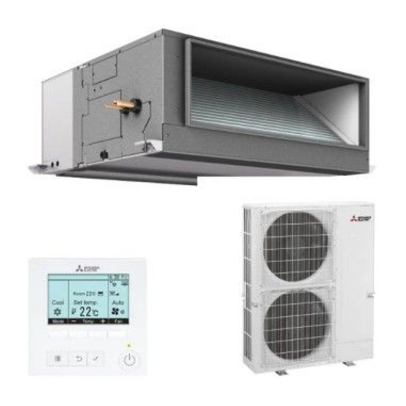 Канальный кондиционер высокого давления Mitsubishi Electric SPEZ-M250LYKA, для помещений с большой площадью и сложной системой воздуховодов — Domis.pro Канальный кондиционер высокого давления Mitsubishi Electric SPEZ-M250LYKA, для помещений с большой площадью и сложной системой воздуховодов — фото, внешний вид, детали