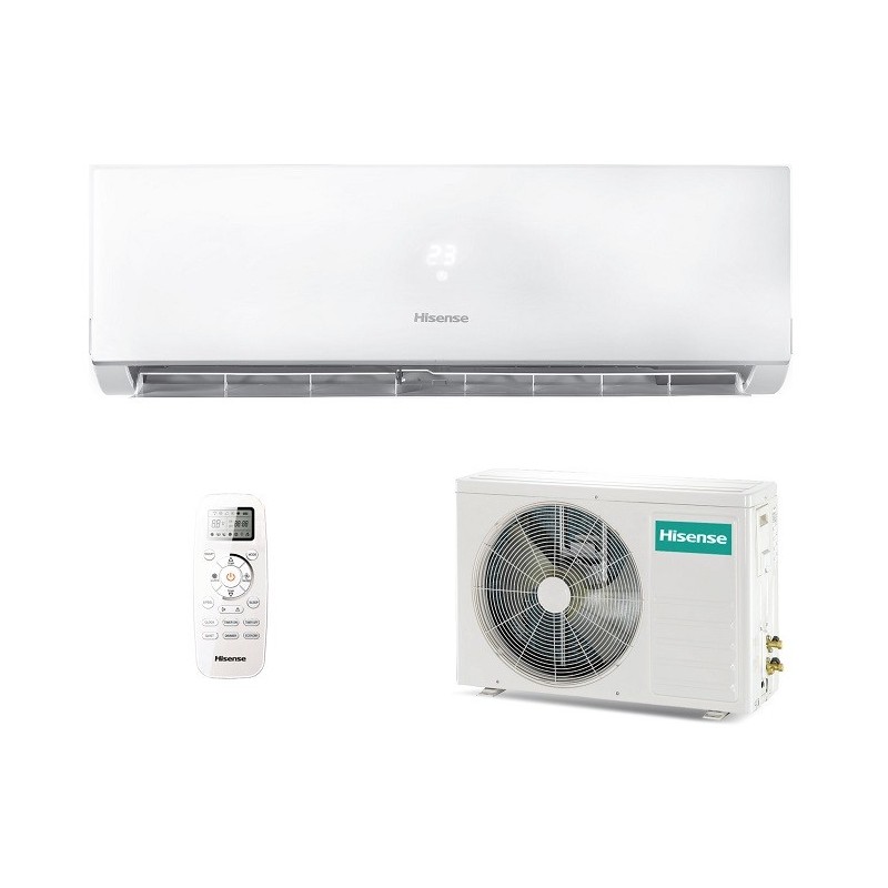 Buy Air conditioner Hisense Comfort 24 (DJ70BB0B), for rooms up to 70 m², inverter compressor, double rotation, high density filter, minimum noise level at Factory Prices