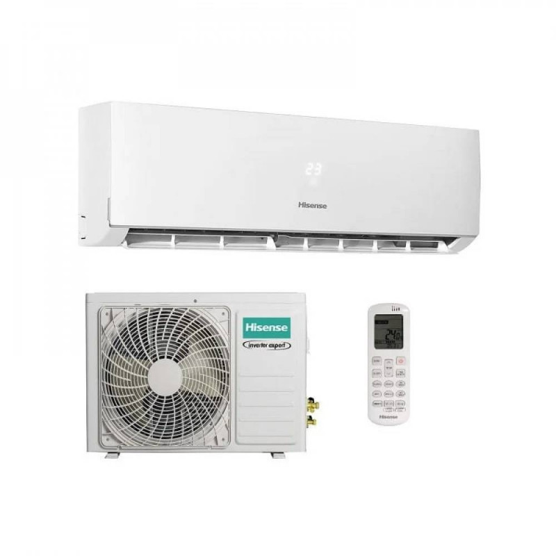 Buy Air conditioner Hisense Comfort 24 (DJ70BB0B), for rooms up to 70 m², inverter compressor, double rotation, high density filter, minimum noise level at Factory Prices