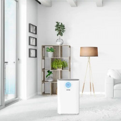 Очищувач повітря HTWPUR24SPA Wi-Fi, Ультрафіолетове світло знищує віруси і бактерії, 4 ступені фільтрації, попередній фільтр, Фільтр Hepa, Вуглецевий фільтр, УФ-випромінювання Очищувач повітря HTWPUR24SPA Wi-Fi, Ультрафіолетове світло знищує віруси і бактерії, 4 ступені фільтрації, попередній фільтр, Фільтр Hepa, Вуглецевий фільтр, УФ-випромінювання
