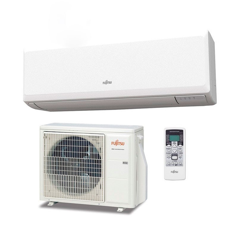Pida Sistema split 1x1 Fujitsu ASY 35 UI-KP, para habitaciones de hasta 35 m², ideal para pisos, casas, oficinas, modo potente, refrigerante ecológico R32 a precios de fábrica