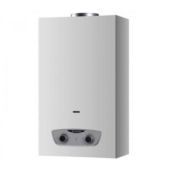 Chauffe-eau à gaz Ariston FAST RX 11L, capacité 11 litres par minute, allumage automatique par piles, installation et entretien faciles