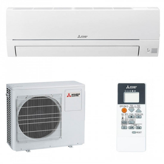 Високоефективний кондиціонер Mitsubishi Electric MSZ-HR25VF, для приміщень площею до 25 м², клас А++/А+++, тепла зона, компактний корпус, продуманий сучасний дизайн — Domis.pro Високоефективний кондиціонер Mitsubishi Electric MSZ-HR25VF, для приміщень площею до 25 м², клас А++/А+++, тепла зона, компактний корпус, продуманий сучасний дизайн — фото, зовнішній вигляд, деталі