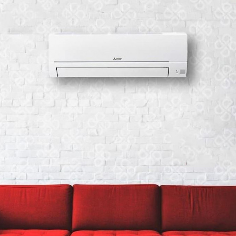Потужний кондиціонер Mitsubishi Electric MSZ-HR71VF, для просторих приміщень до 70 м², інтелектуальний режим Econo Cool, підтримка Wi-Fi — фото, зовнішній вигляд, деталі