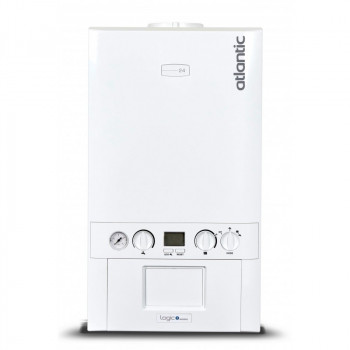 Caldera de condensación a gas Thermor Logic Micro 24, intercambiador de calor INOX ACS de acero inoxidable, tipo de gas gas natural propano, tecnología ACS