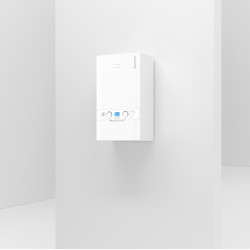 Gas condensing boiler Thermor Logic Micro 24, heat exchanger INOX ACS stainless steel, gas type natural gas propane, DHW technology