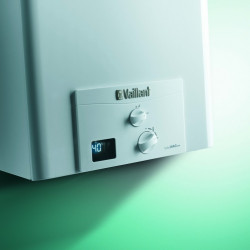 Водонагрівач Vaillant TurboMAG PRO 125/1 3R, відмінно підходить для кухні та ванної кімнати, знижений рівень викидів, електронна система розпалювання