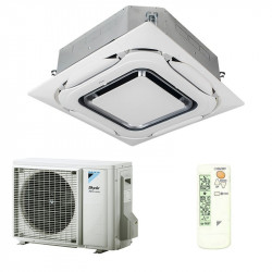 Кассетный кондиционер Daikin ZCAG50B, инверторная технология DC,  экологичный хладагент R32,  класс A++, простота управления Кассетный кондиционер Daikin ZCAG50B, инверторная технология DC,  экологичный хладагент R32,  класс A++, простота управления