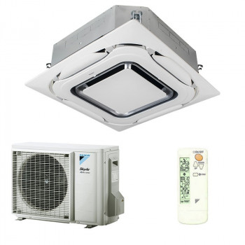 Daikin ZCAG50B Cassette Air Conditioner, DC Inverter Technology, Eco-Friendly R32 Refrigerant, Class A++, Easy to Operate
